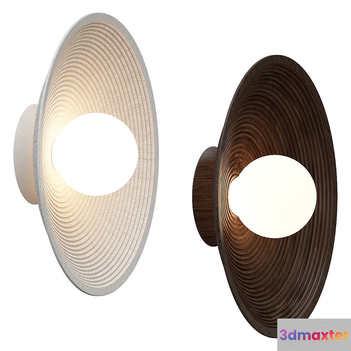 Concentric Wall lamp 3D Max