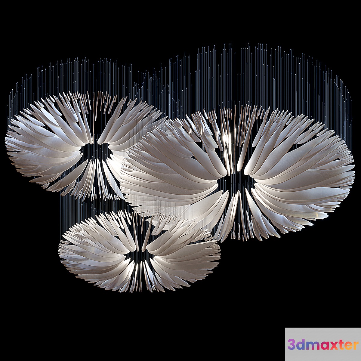 Hanging composition  Vargov Design - Oudemansiella 3D Max