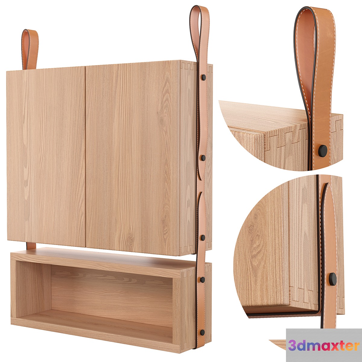 Hanging cabinet with shelf Mutina by OEO Studio