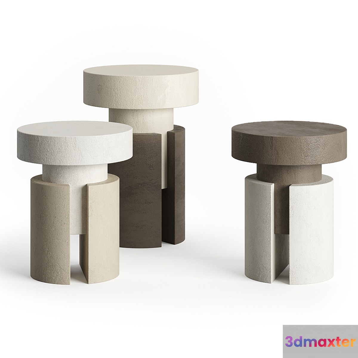Tobias Stools By Philippe Hurel - No.3
