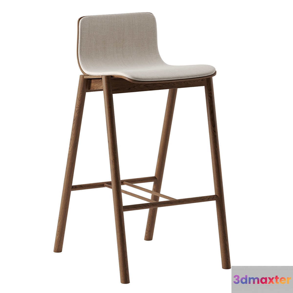 Tipi barstool by Cantarutti 3D Max