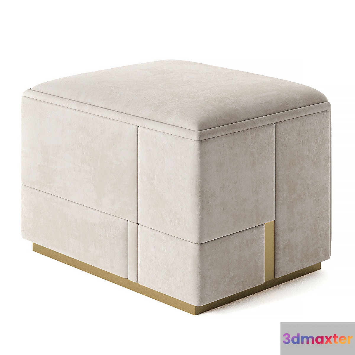 Wicked pouffe 3D Max