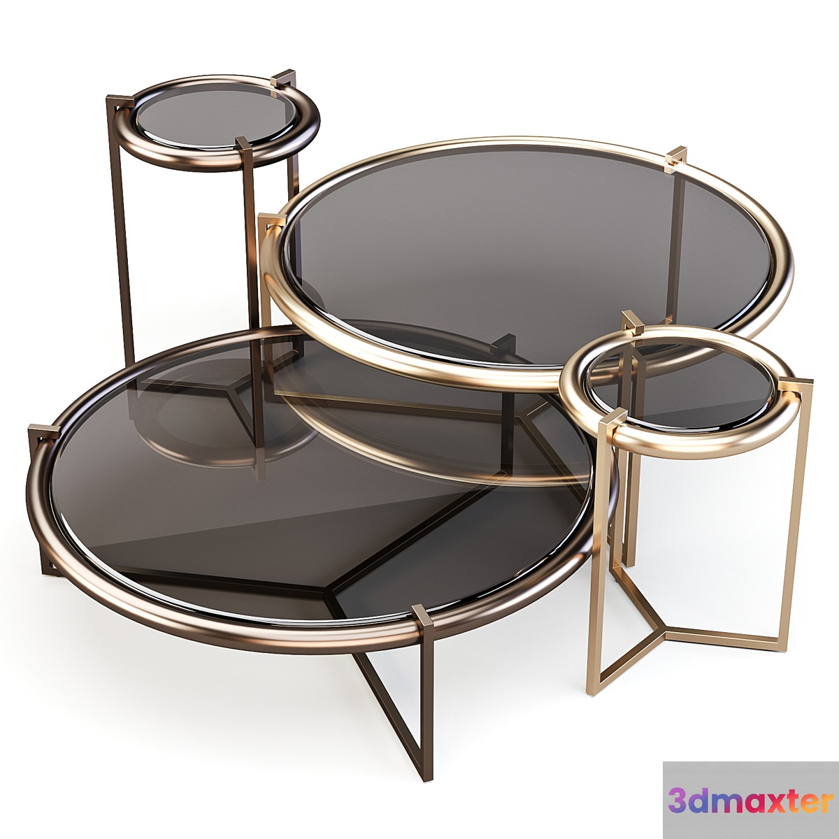 Man of Parts: Rua Tucuma - Coffee and Side Tables 3D Max