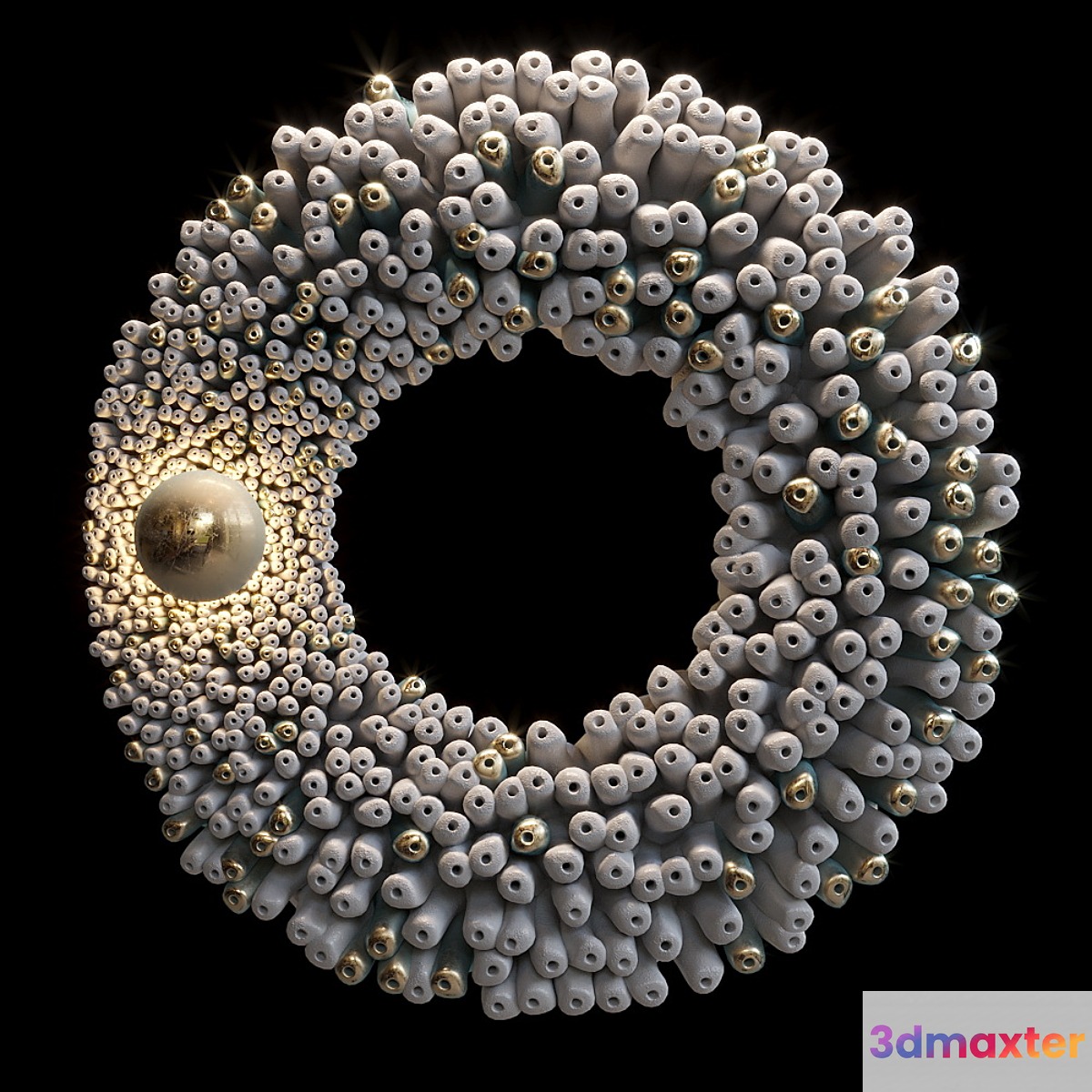 Ceramic Wall Sculpture Vargov Design - Reef