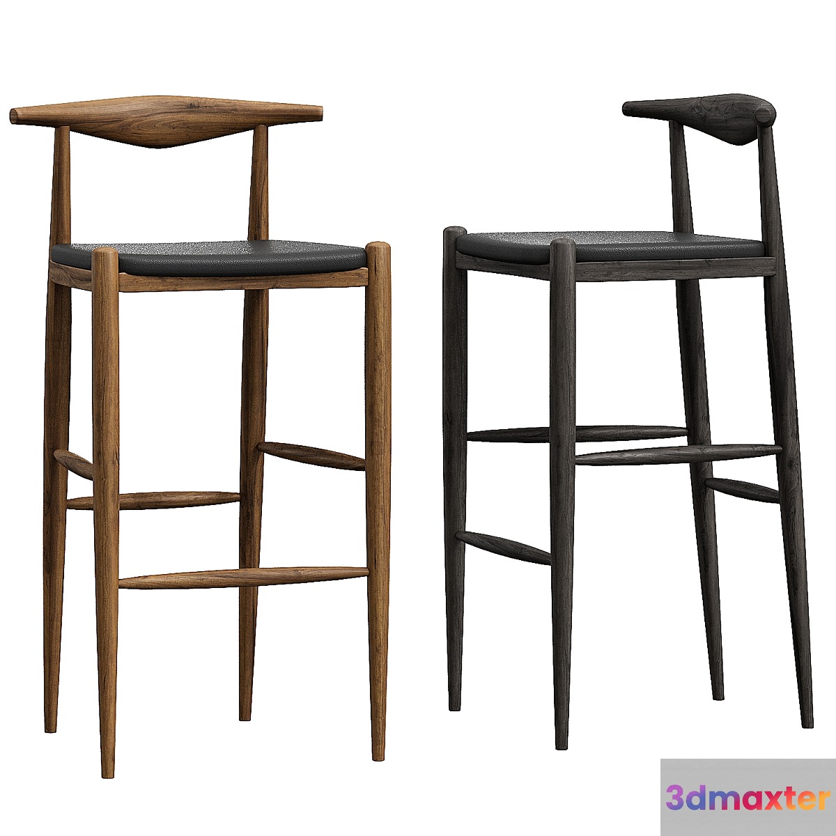 Bar stool elbow 3D Max