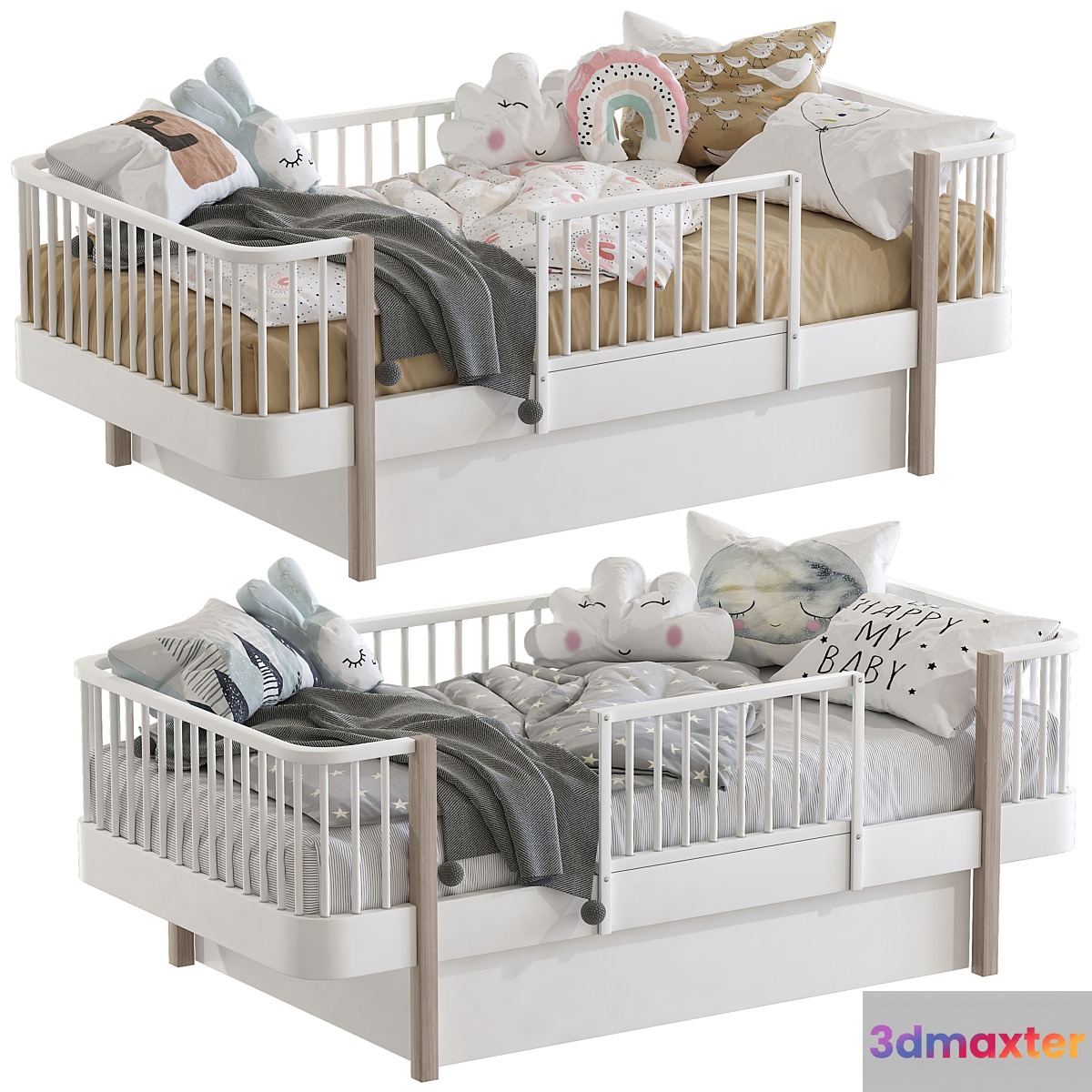 Canopy bed 3D Max