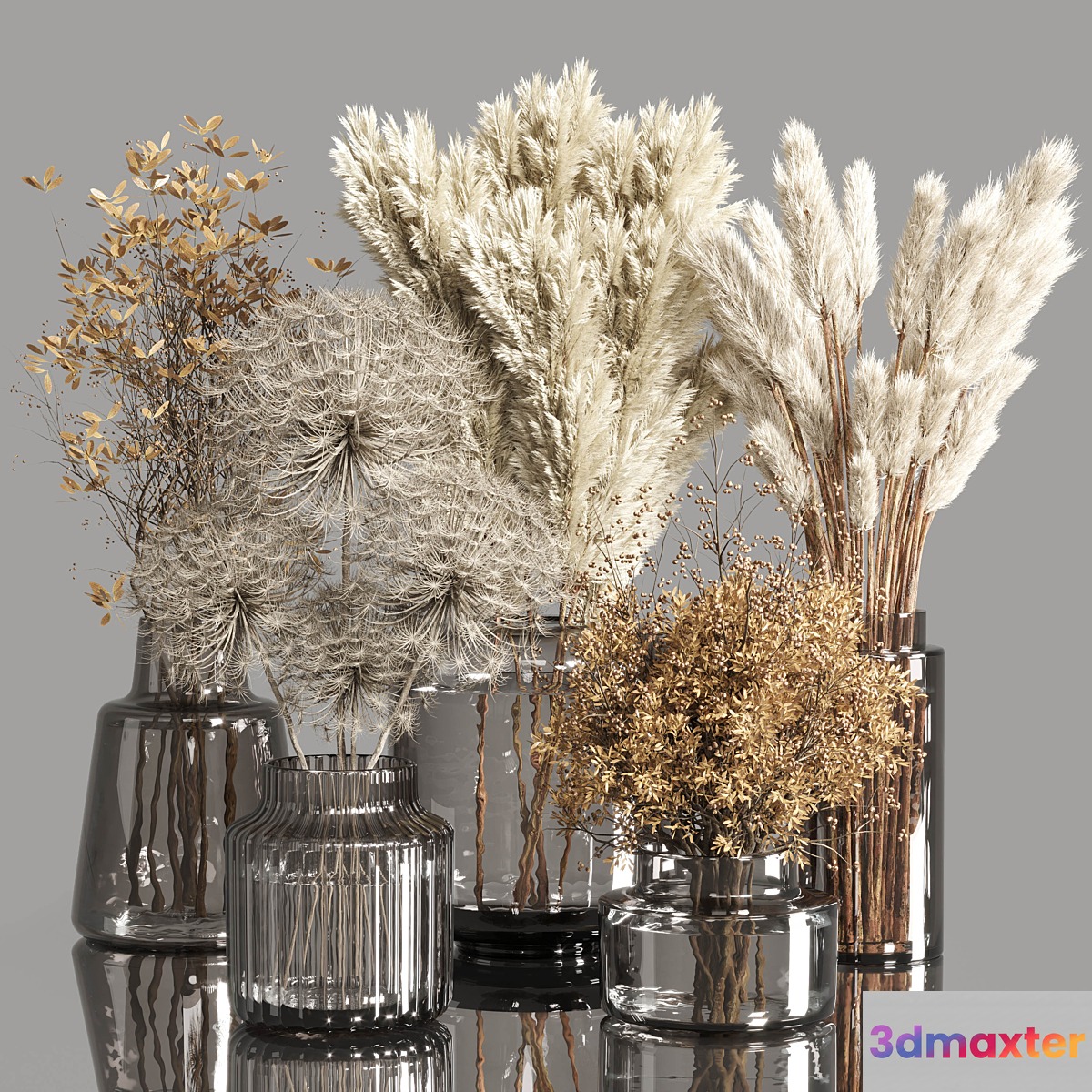 Collection Dry Plants Bouquet Indoor 02 - No.2