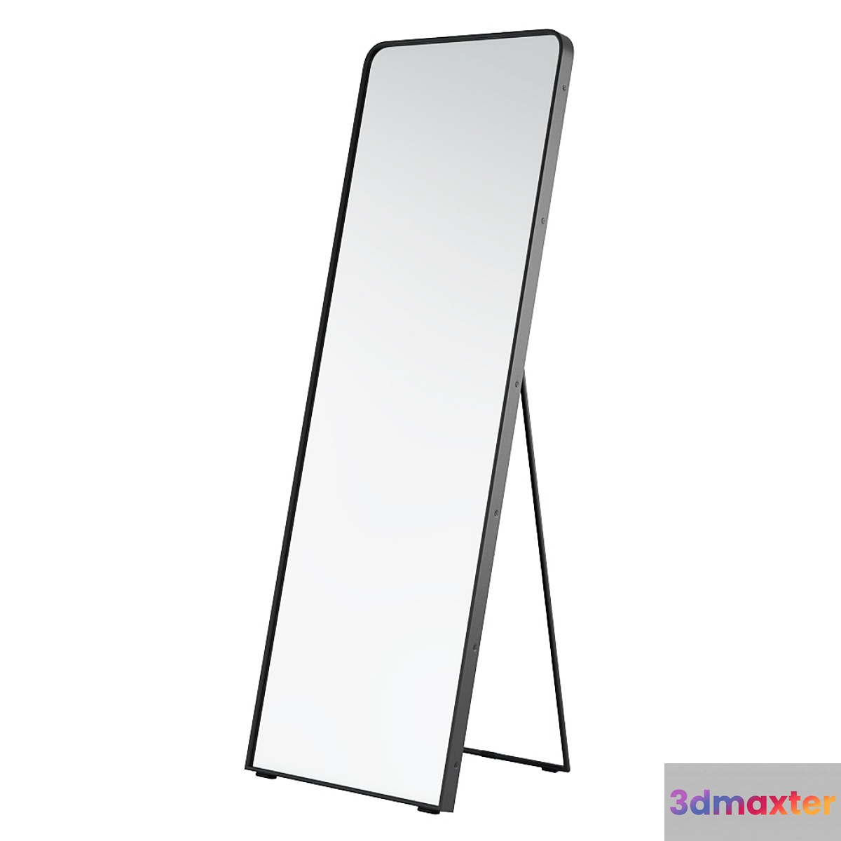 Rejuvenation metal framed Easel floor mirror 3D Max