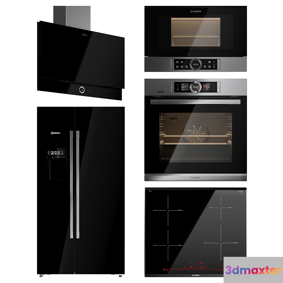 Bosch Serie 8 Kitchen Appliance 3D Max