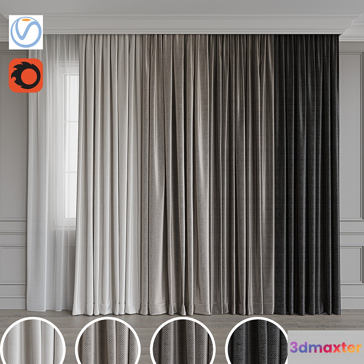 Set of curtains 105