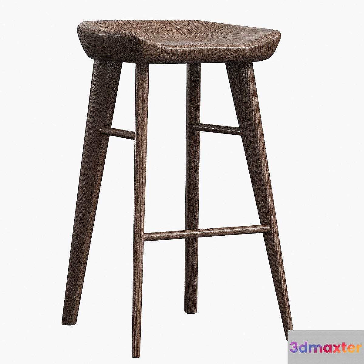 Kami bar stool 3D Max