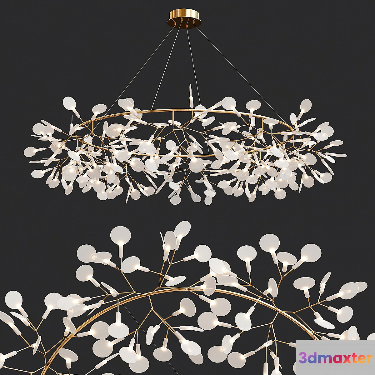 Moooi Heracleum collection 3D Max
