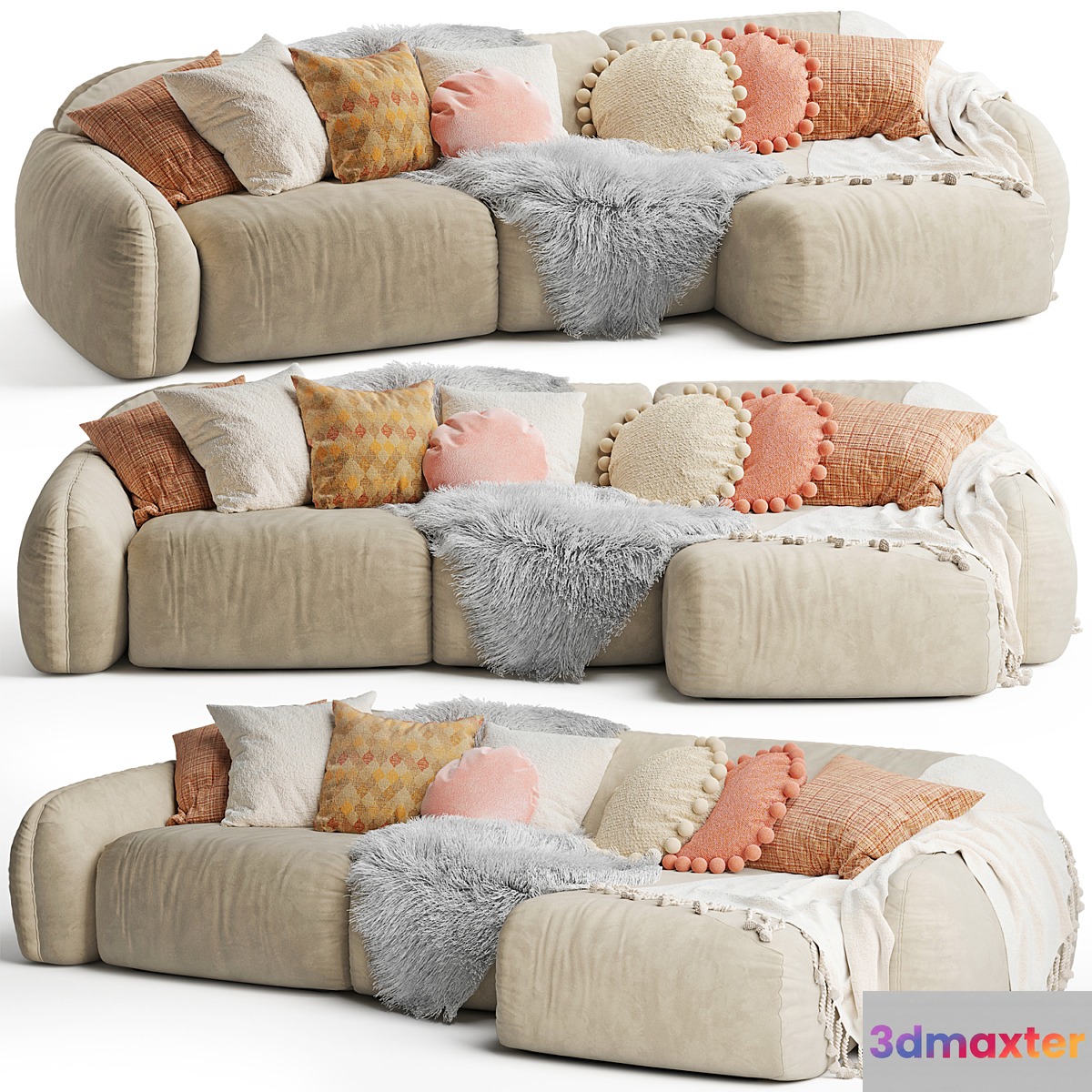 Busnelli PIUMOTTO Sofa Chaise