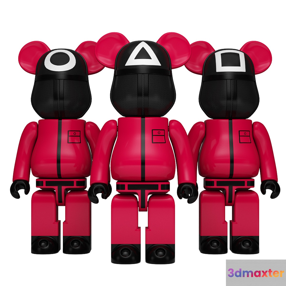 bearbrick squid game pink solider