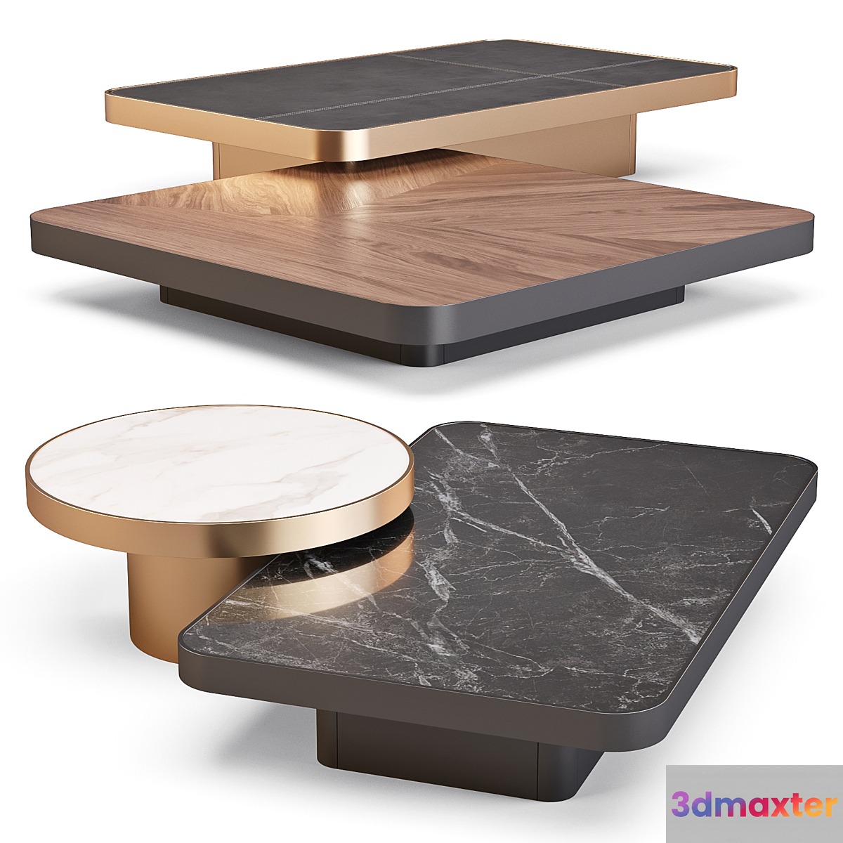Meroni and Colzani: Numana - Coffee Tables