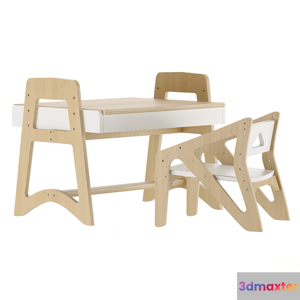 A growing set of children's furniture