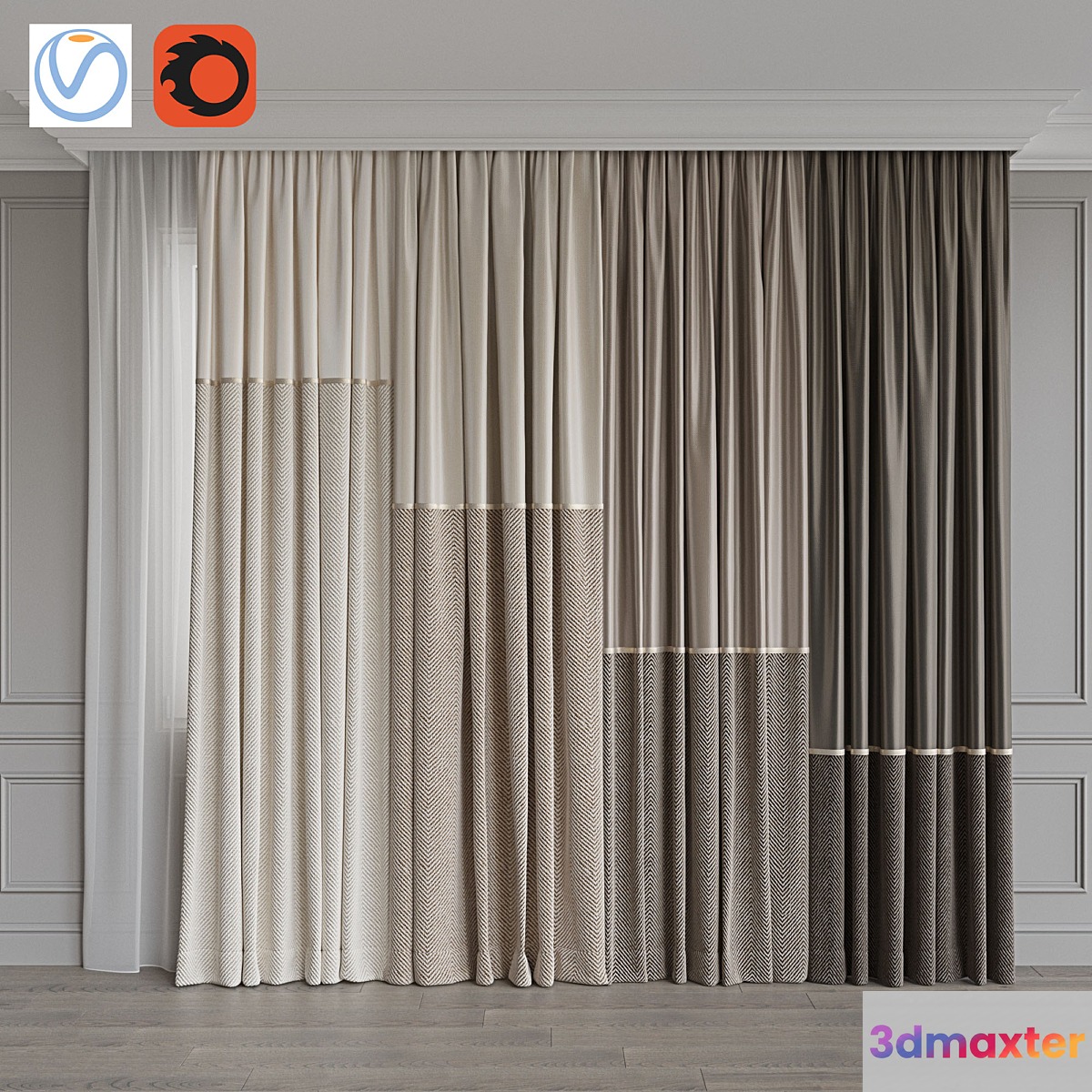 Set of curtains 109