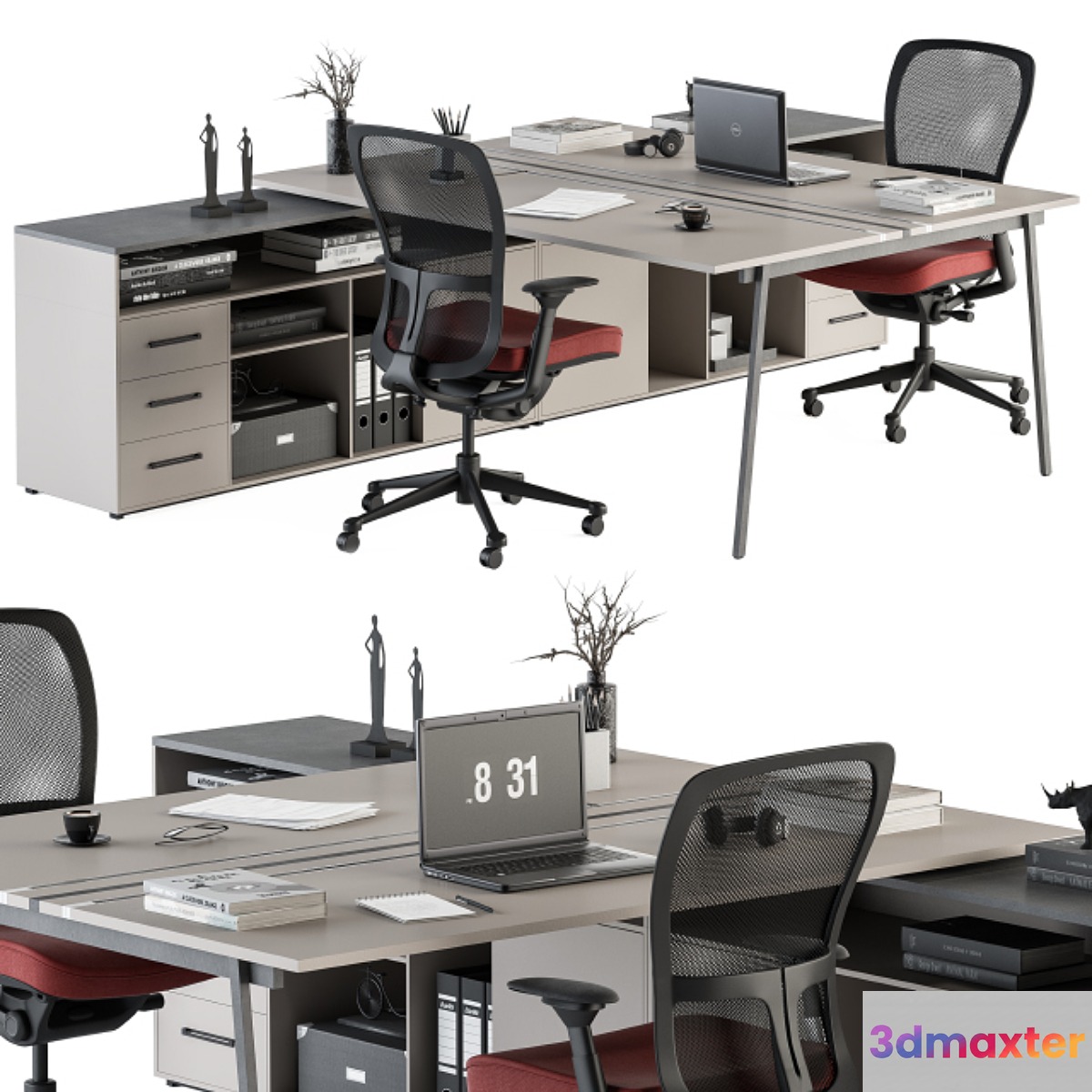 employee Set - Office Furniture 244