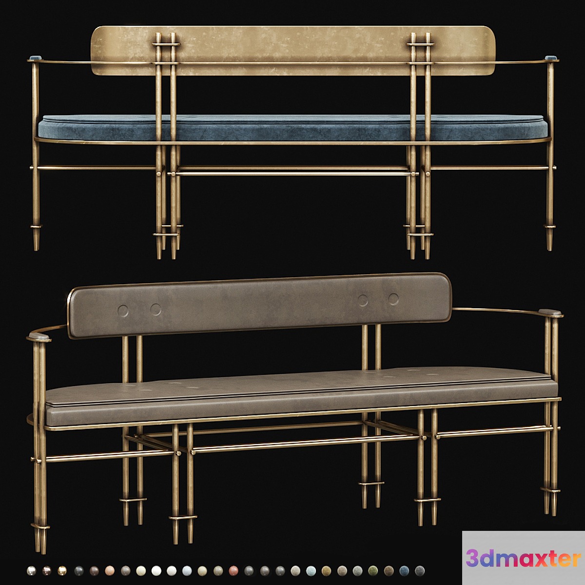 Apparatus Episode: Settee 3D Max