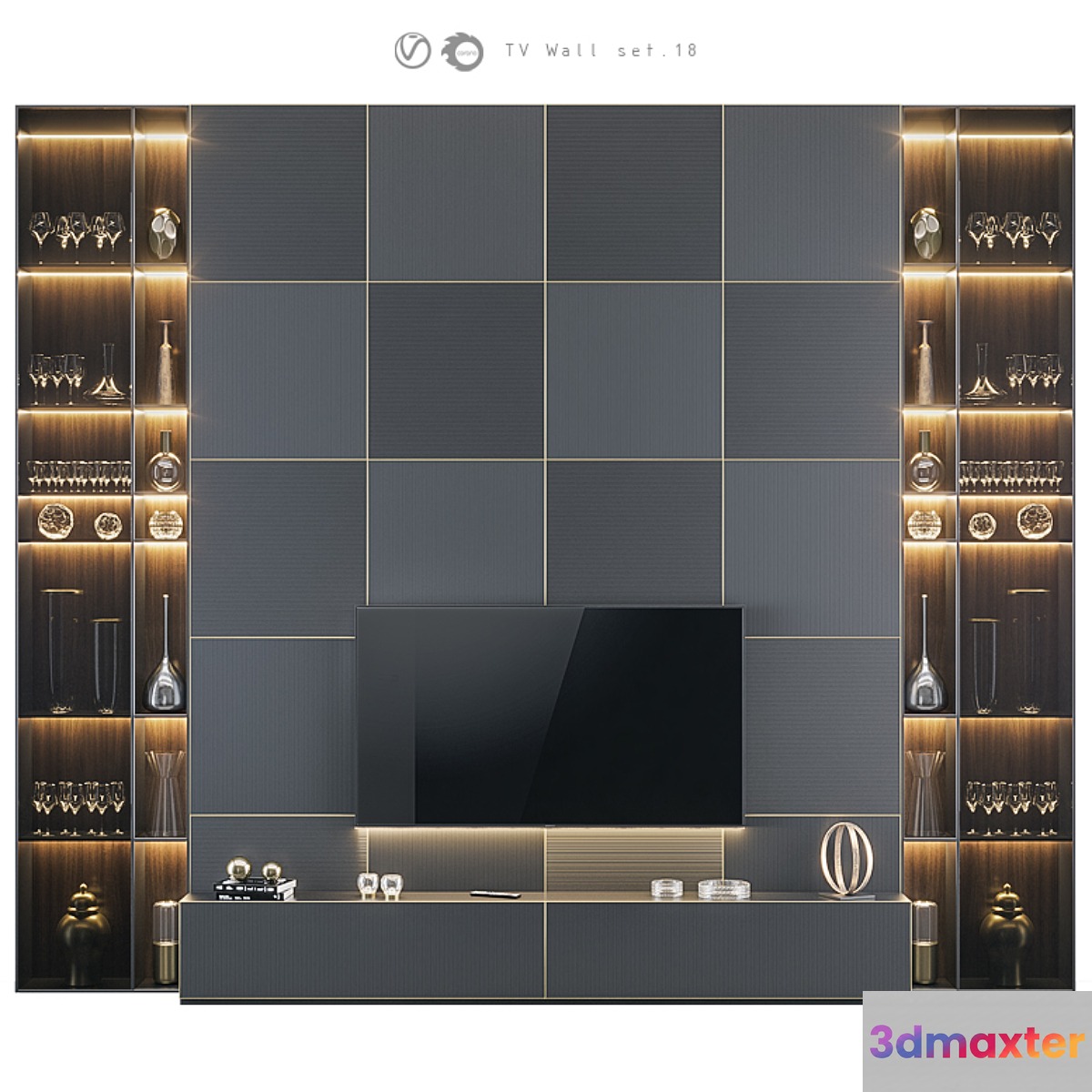 TV Wall Set 18 - No.2
