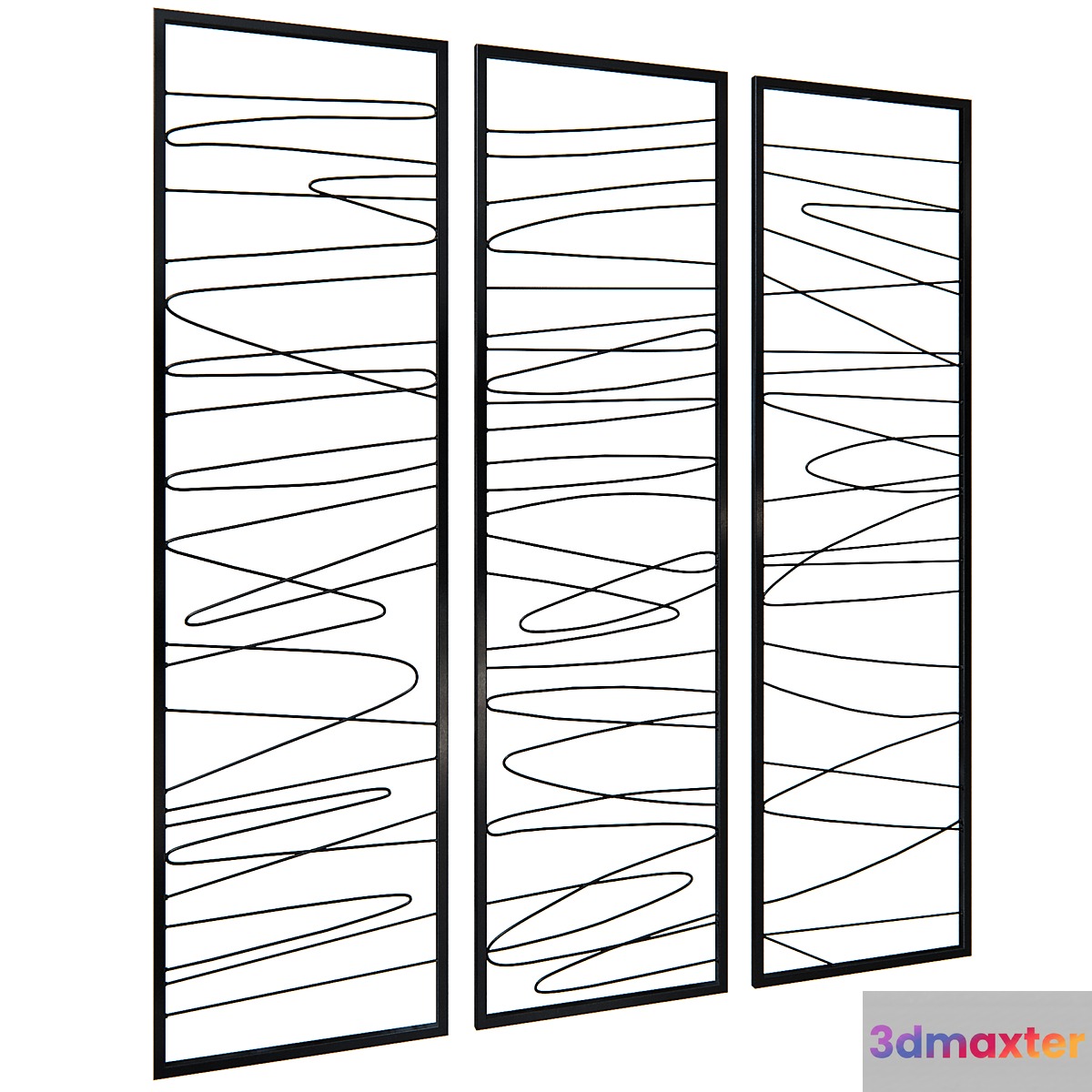 Linear Wall Art by Steven Sabados 3D Max