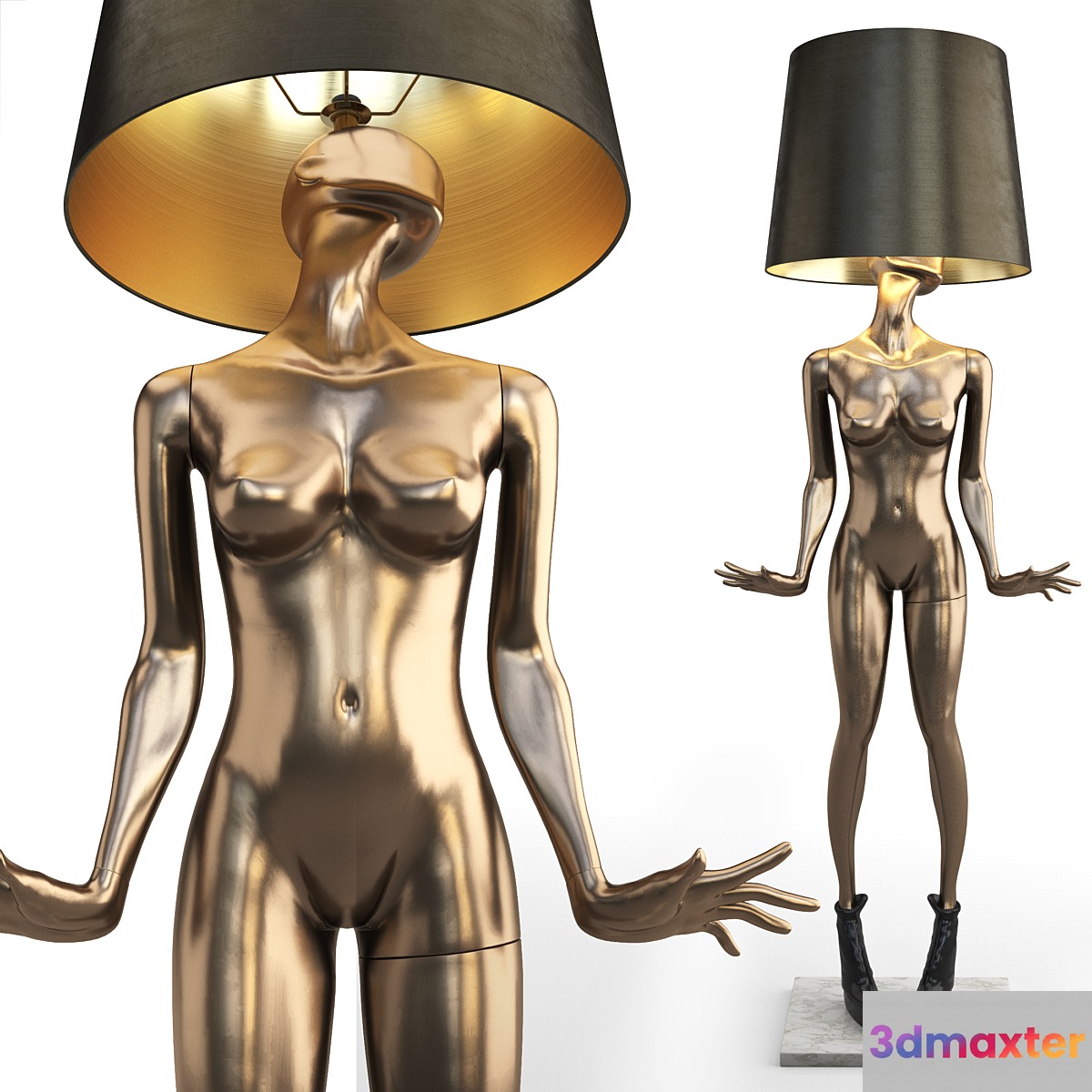 MANNEQUIN FLOOR LAMP FREDERIKA 3D Max