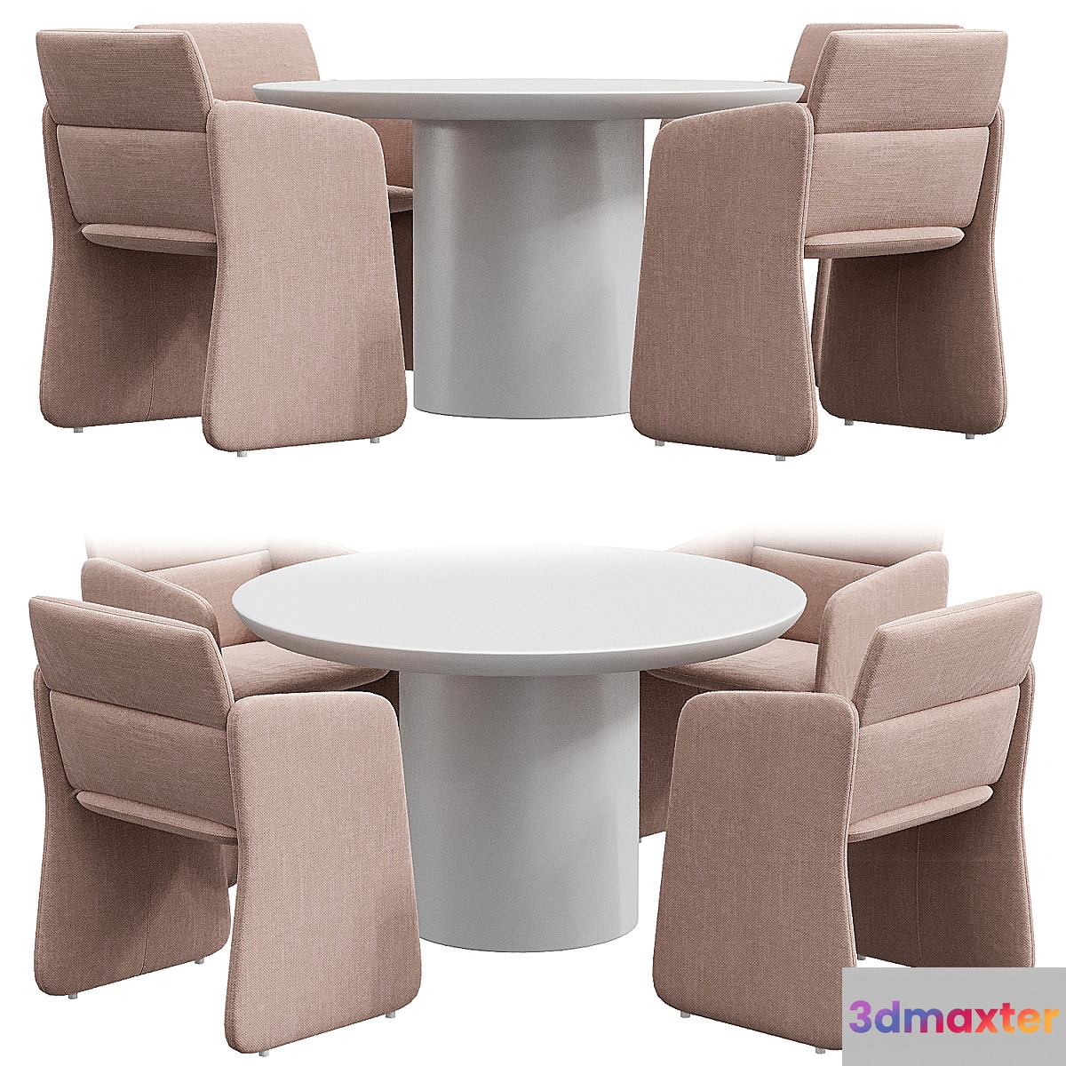 Crassevig AURA PM Table Chair Design by Mario Ferrarini Collection AURA