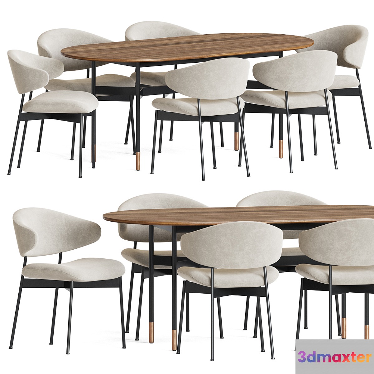 Luz Chair Harri Table Dining Set