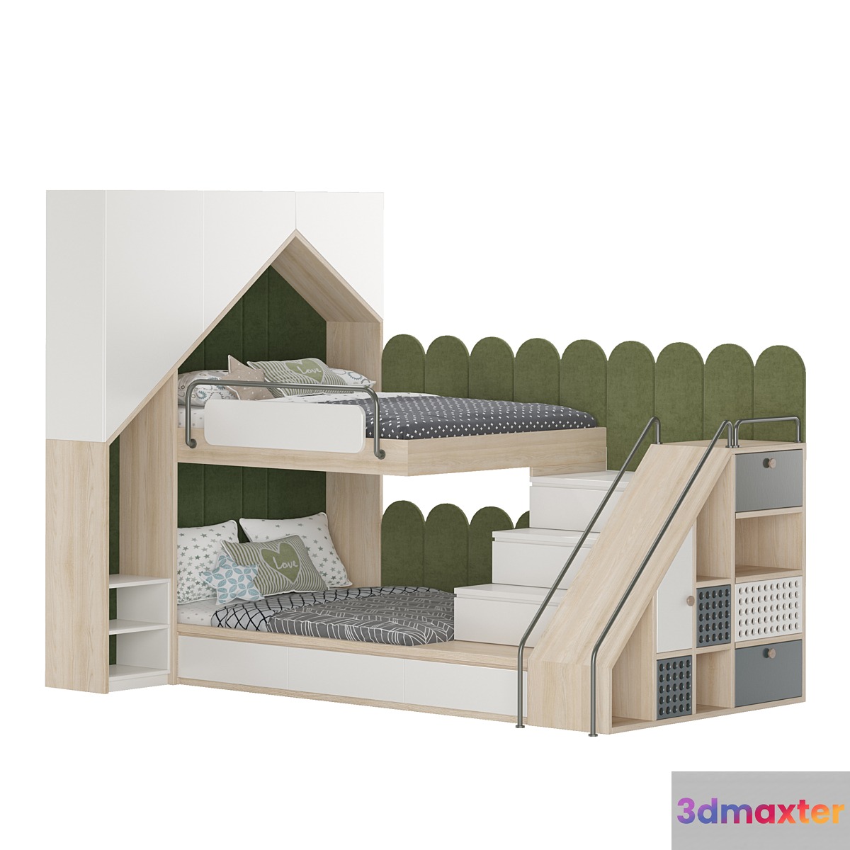 Childrens furniture set 08 3D Max
