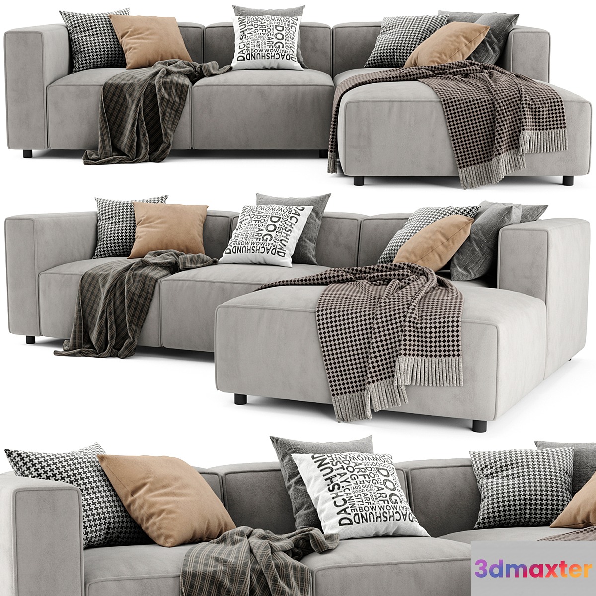 Boconcept carmo chaise longue sofa