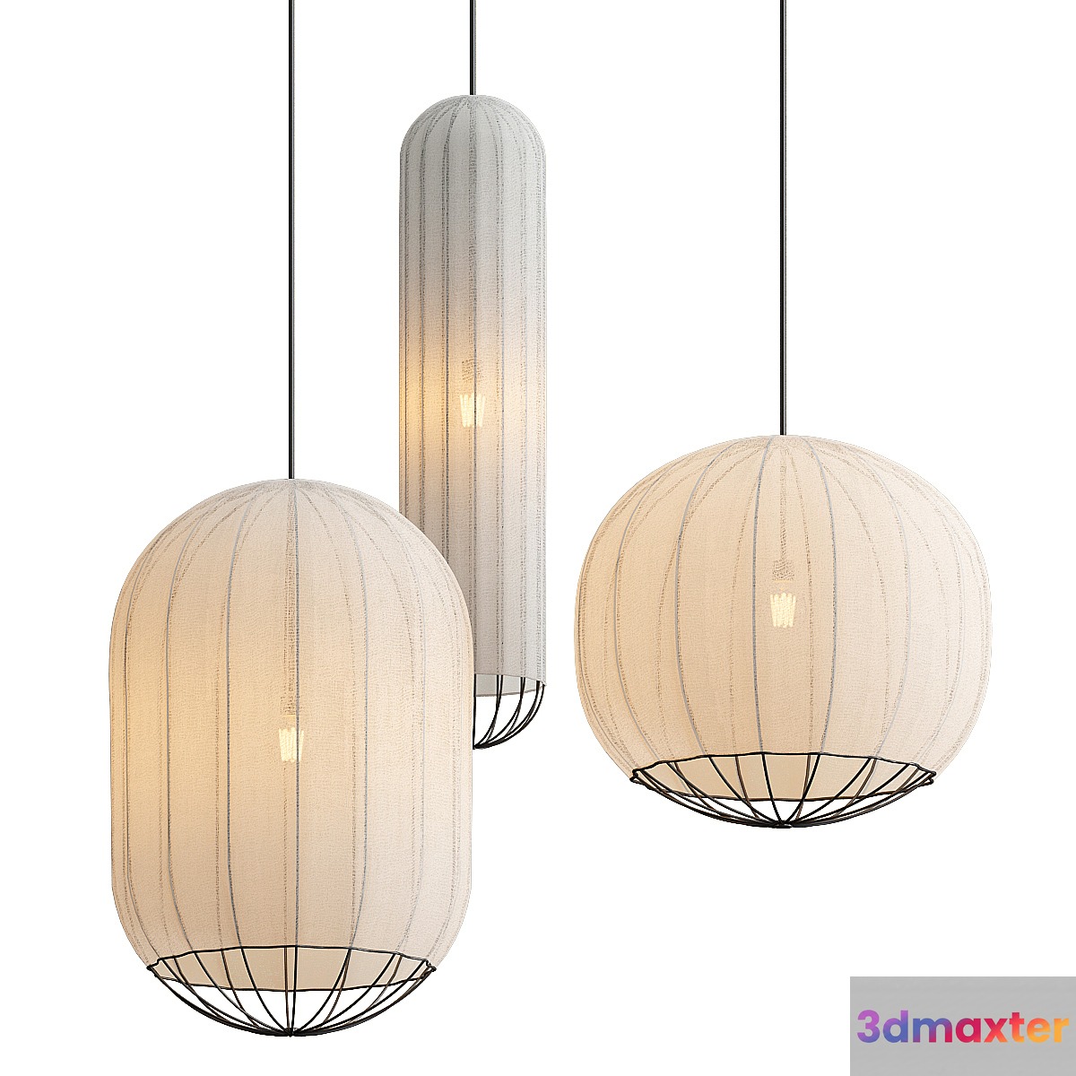 Urchin pendant light 3D Max