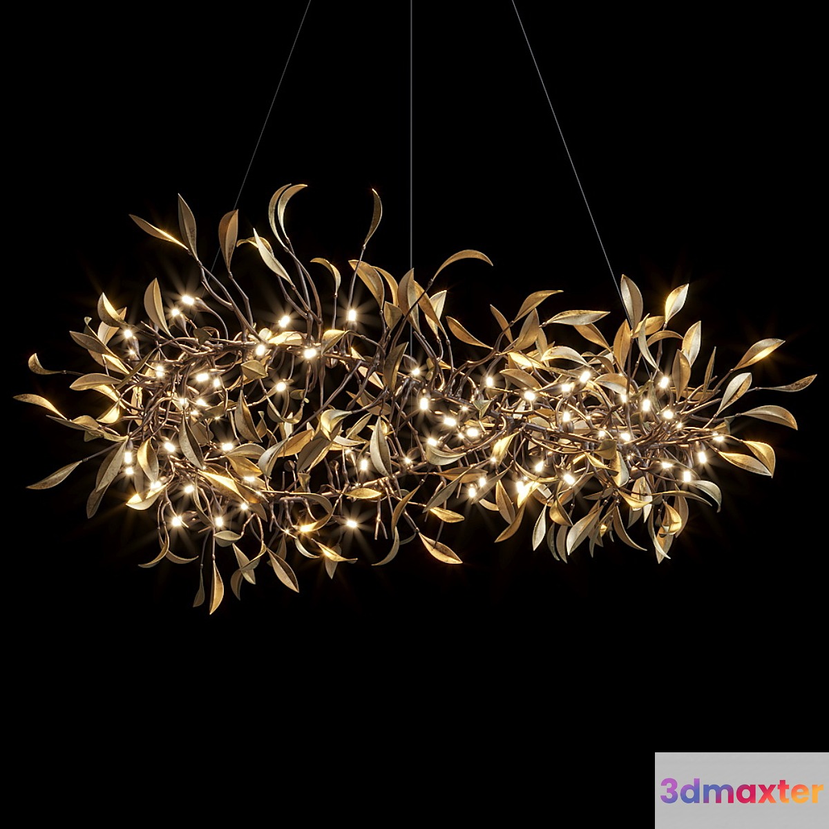 Hanging chandelier Vargov Design - Olive