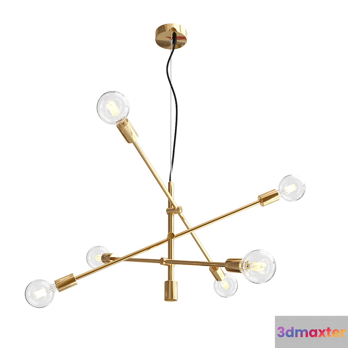Hanging lamp 6 3D Max