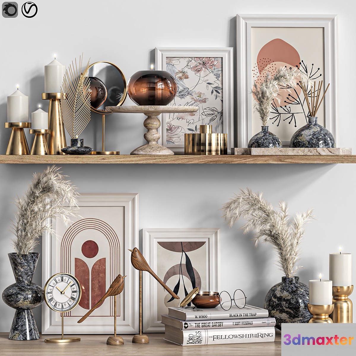 Decorative shelf 05