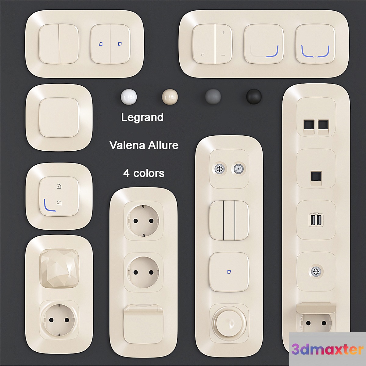 Sockets and switches Legrand Valena Allure