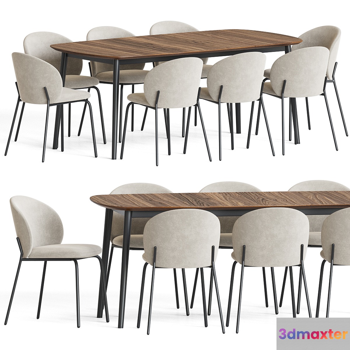 Princeton Chair Kingston Table Dining Set