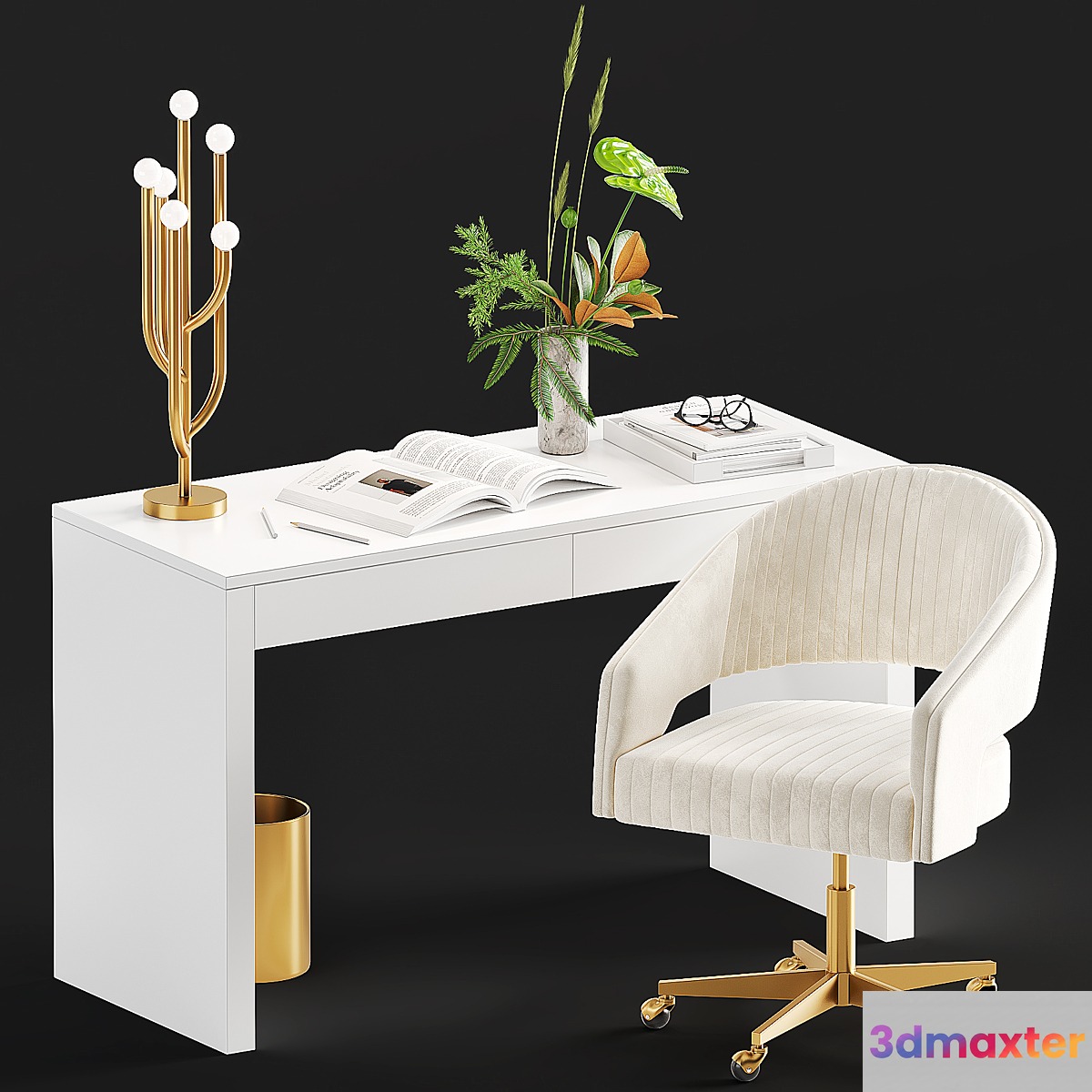 CB2 Office set 3D Max