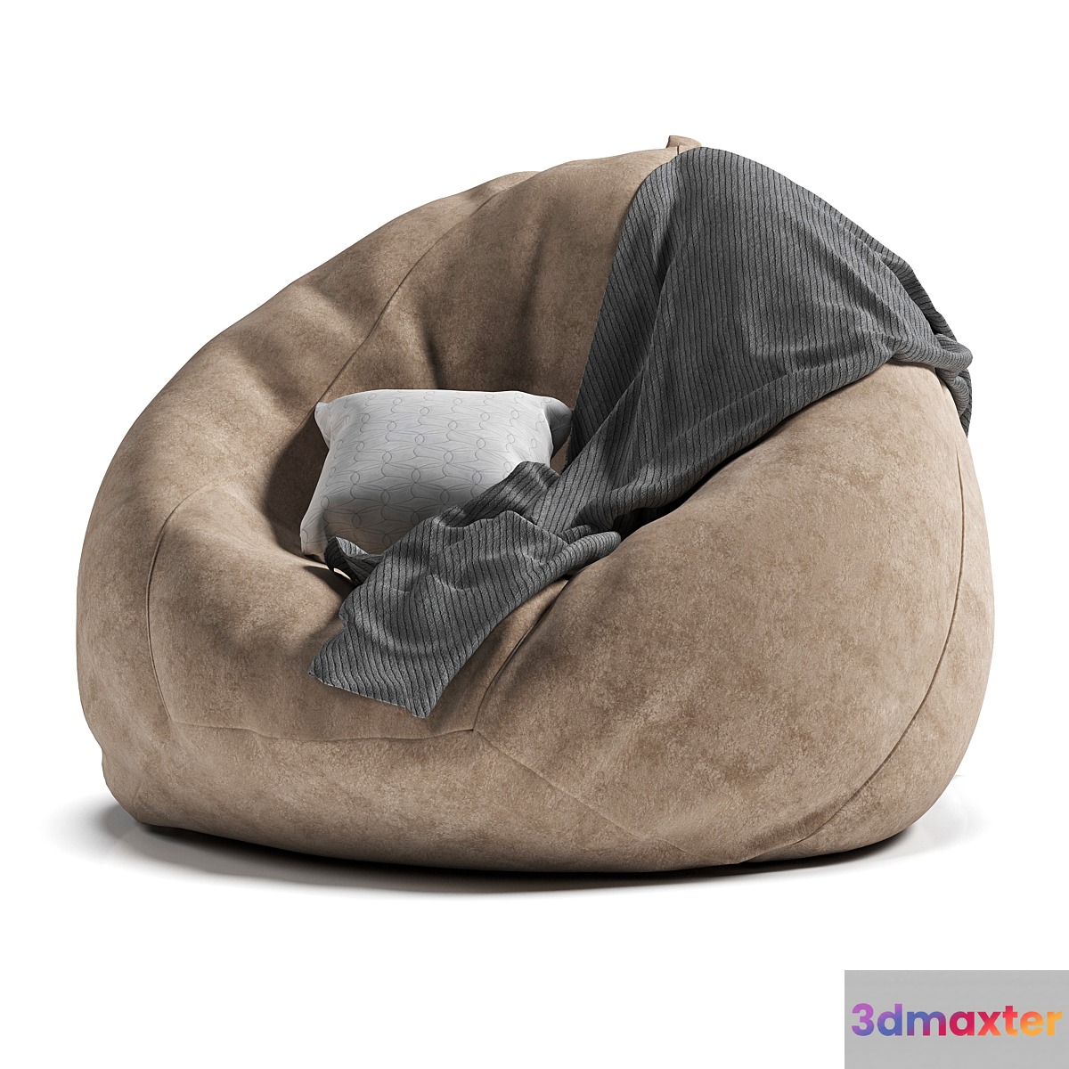 Beanbag Chair 3D Max