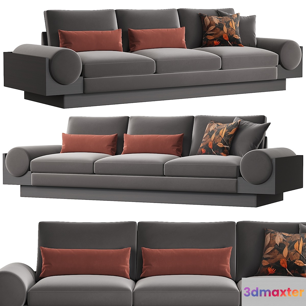 RH | 1960 S GRAND BOLSTER SOFA - No.6