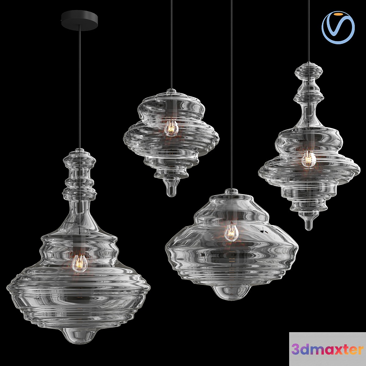 Glass suspension collection - No.3