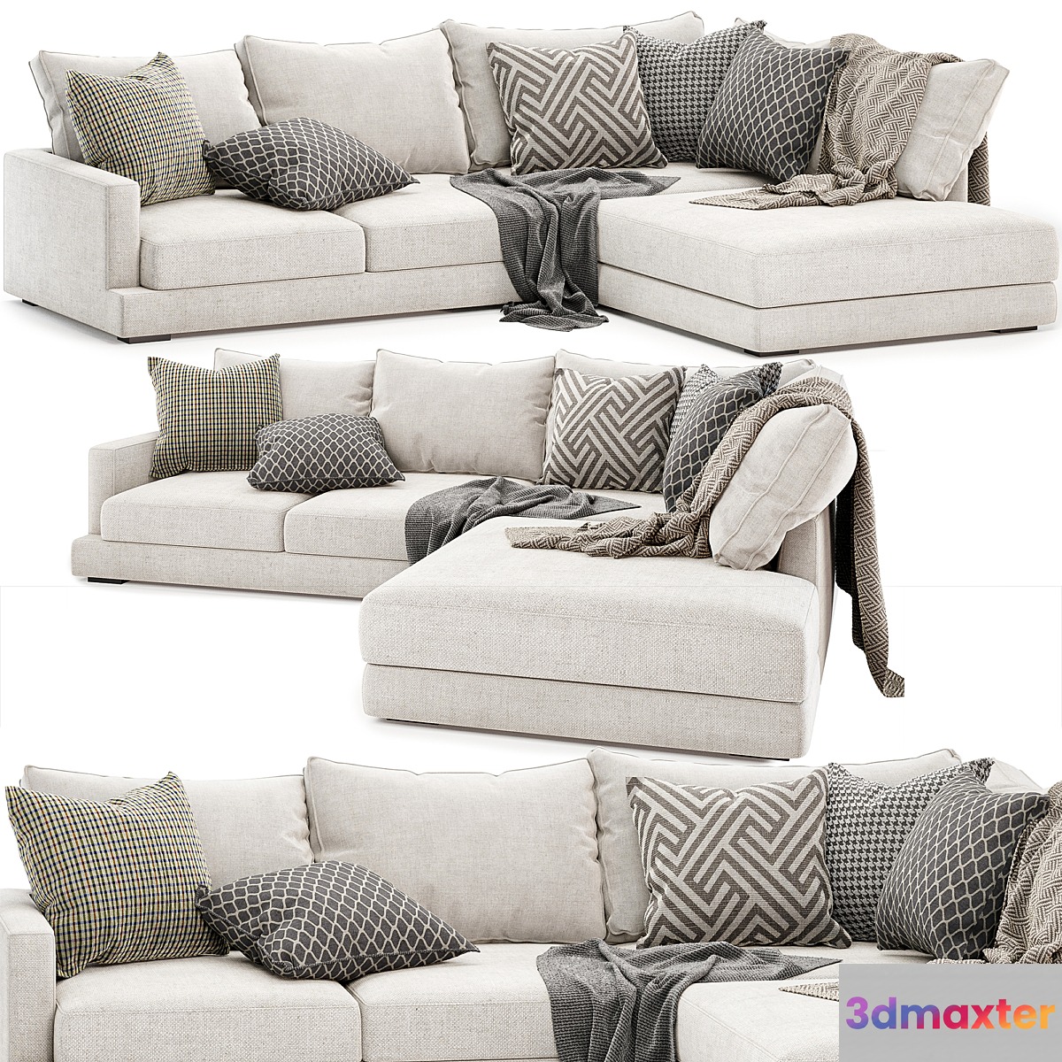 Tully sofa with chaise - No.2