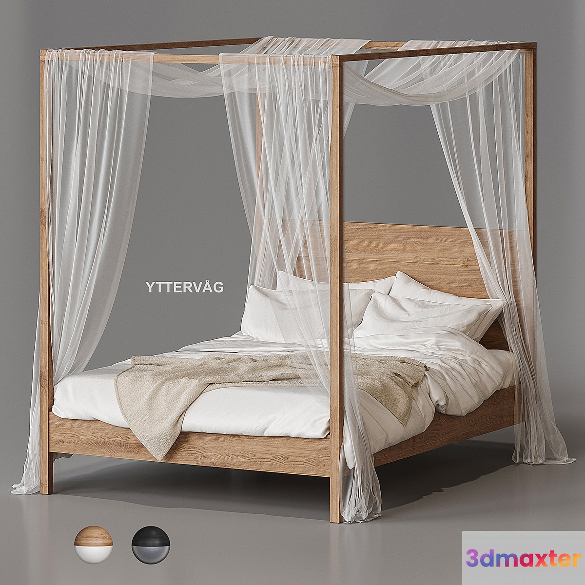 Ikea Yttervåg Four-Poster Bed - No.2