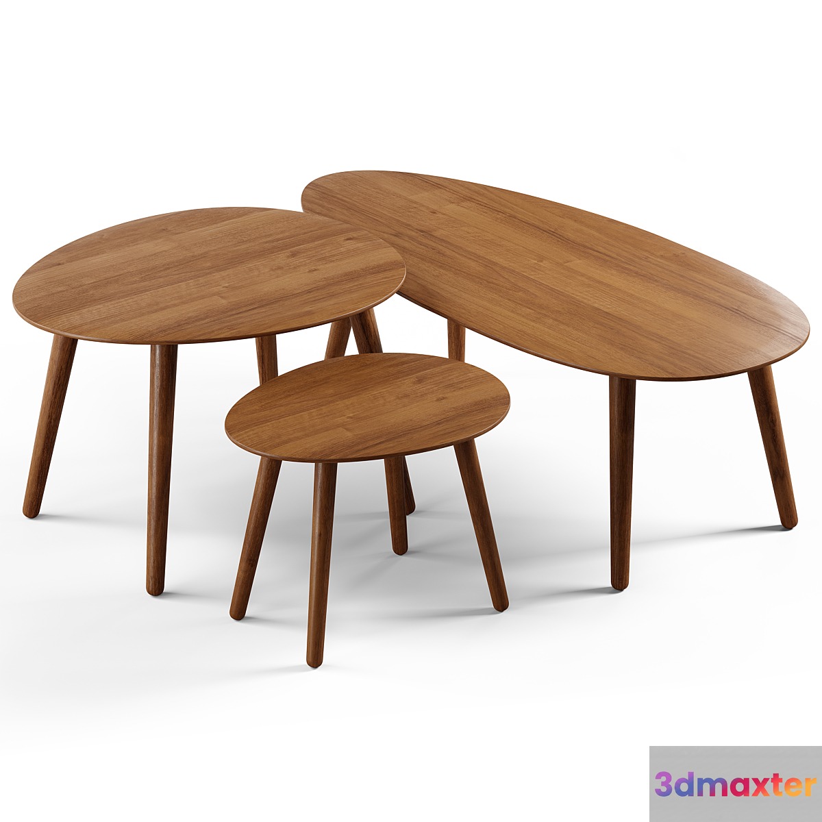 Zara Home - The wooden table with beveled corners 3D Max