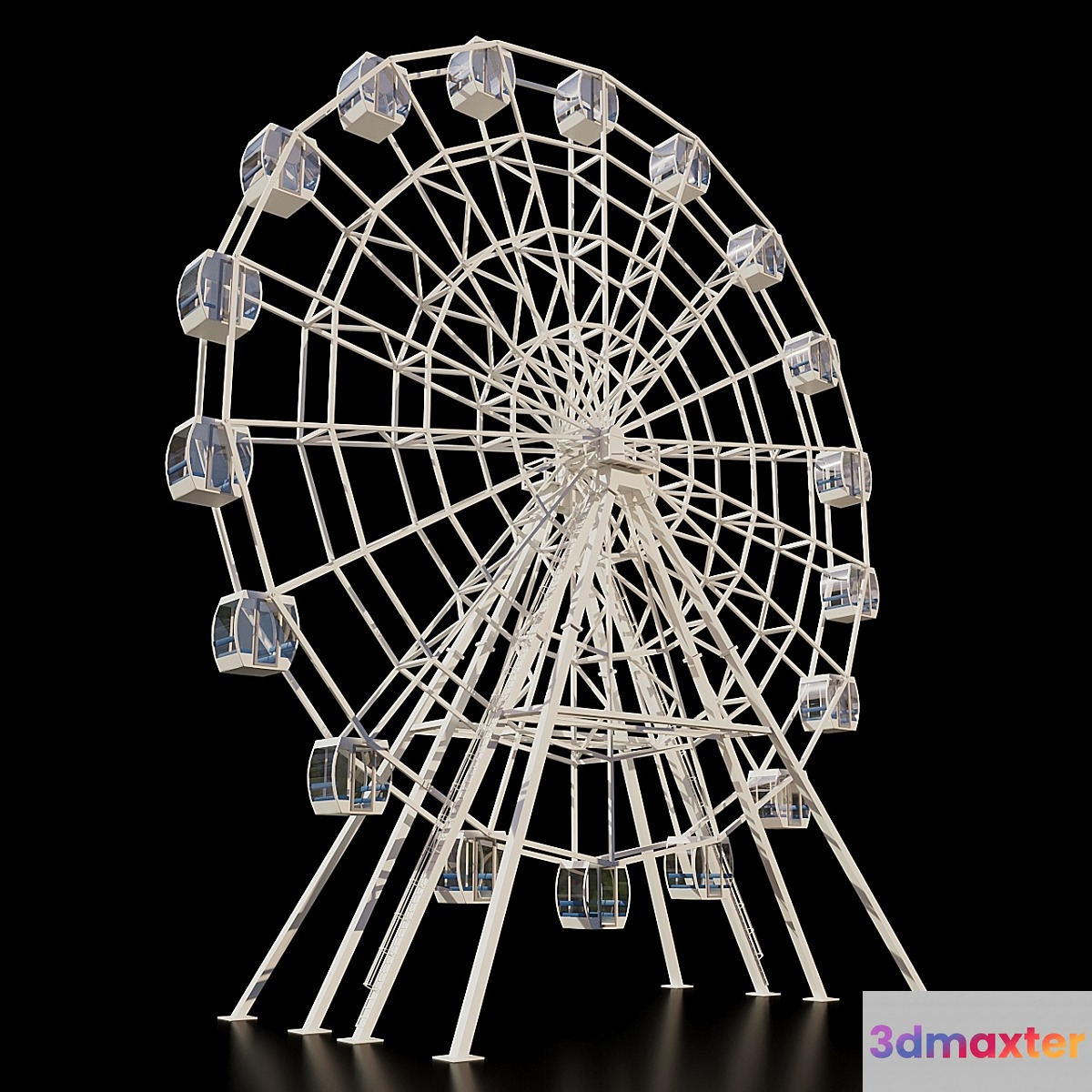 Ferris wheel 3D Max