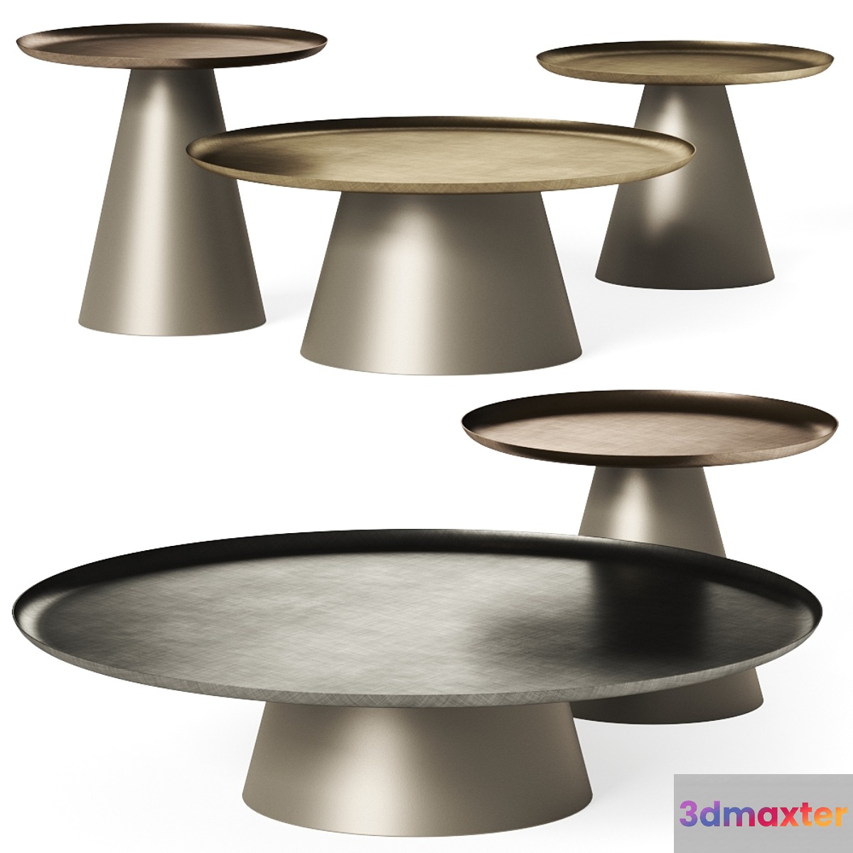 Cattelan Italia Amerigo Coffee Tables 3D Max