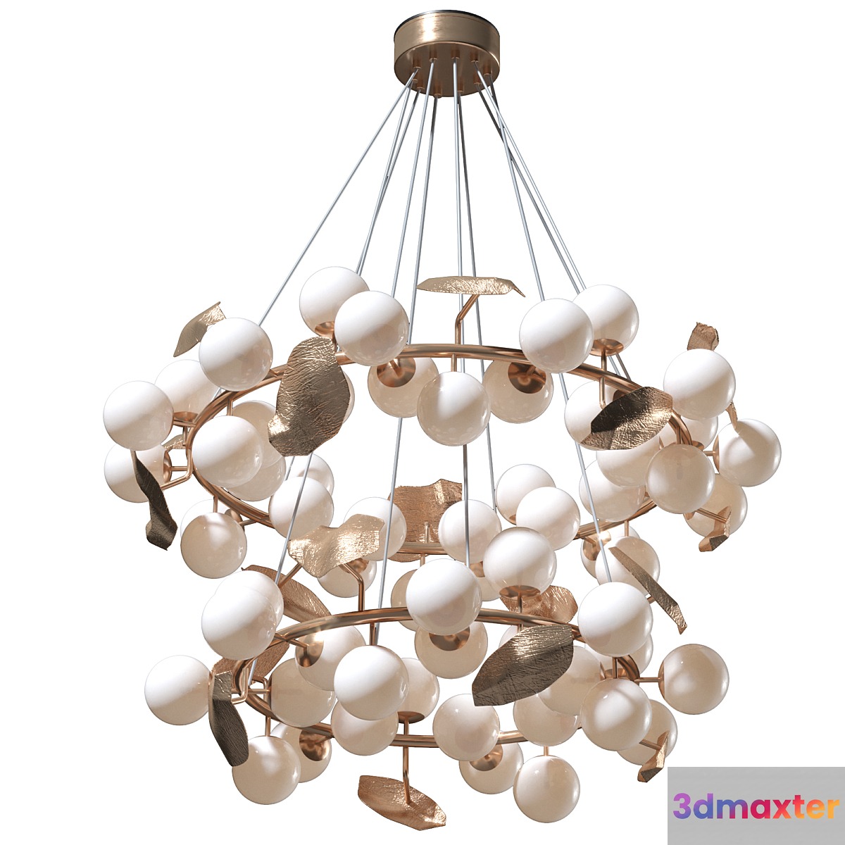 HERA ROUND II SUSPENSION LAMP BY BOCA DO LOBO 3D Max