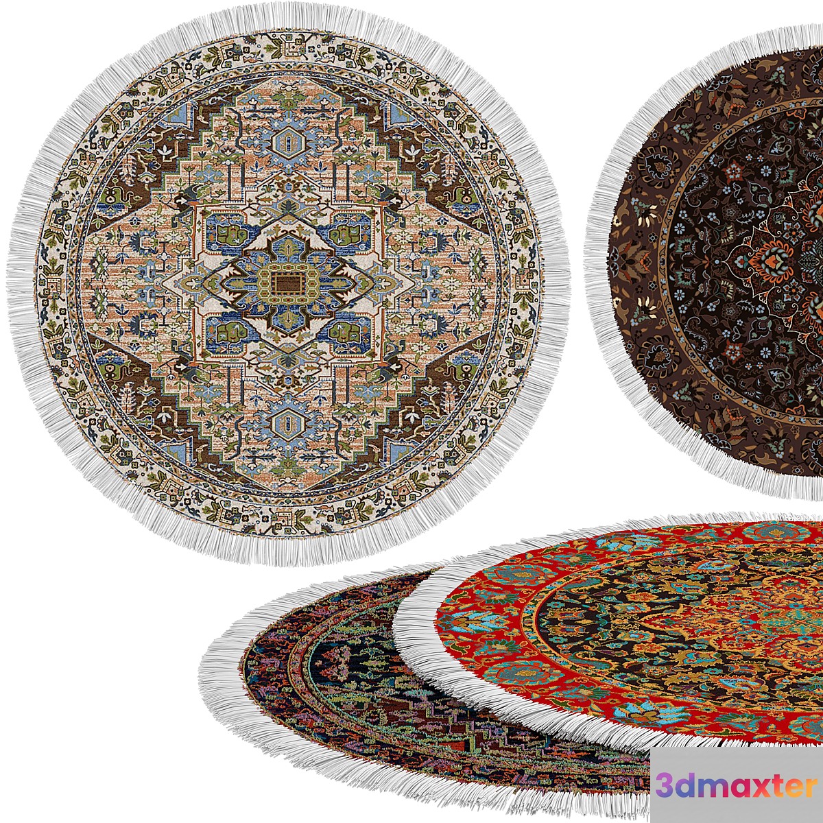 Circle rug 3D Max