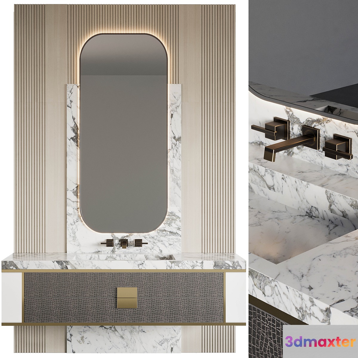 Bathroom Furniture 18 3D Max