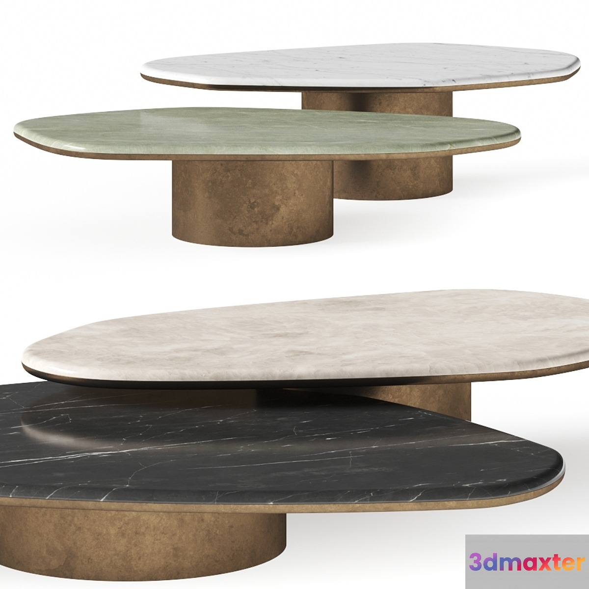 Roberto Cavalli Home Turkana Coffee Tables 3D Max
