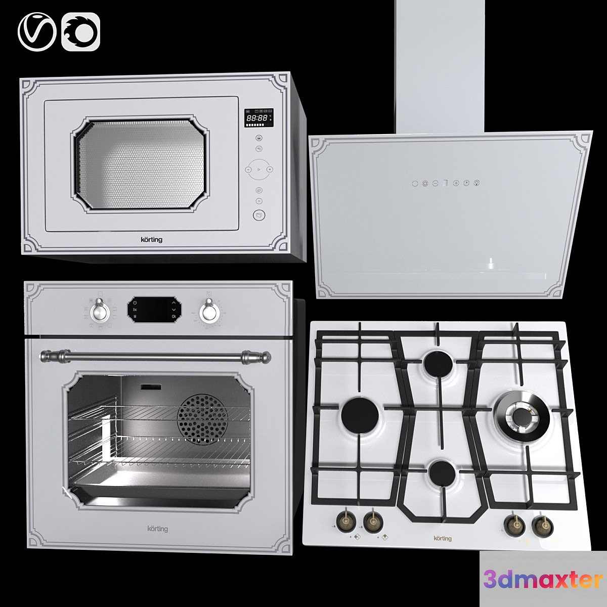 Korting Embedded Kit #2 3D Max